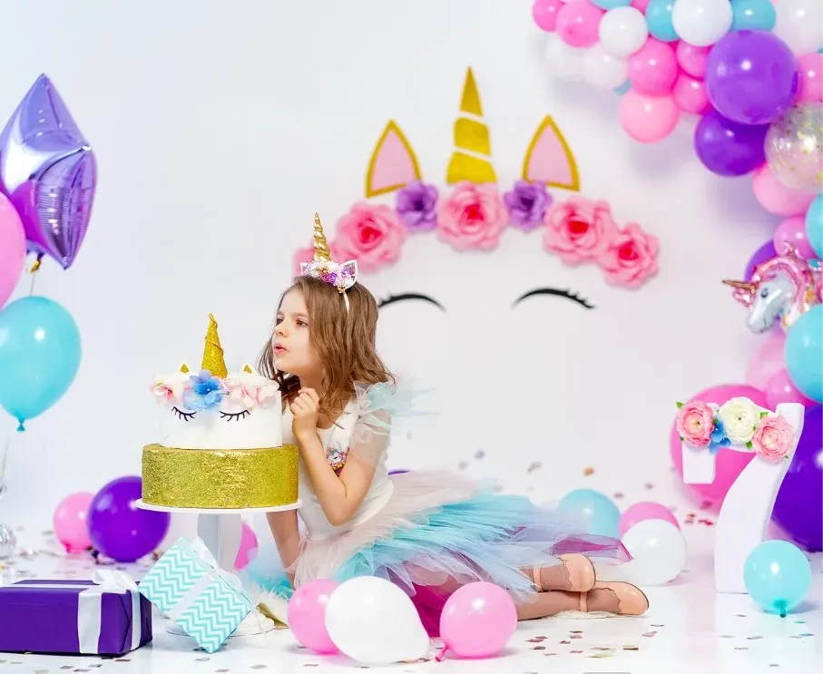 Unicorn Doğum Günü Süsleri